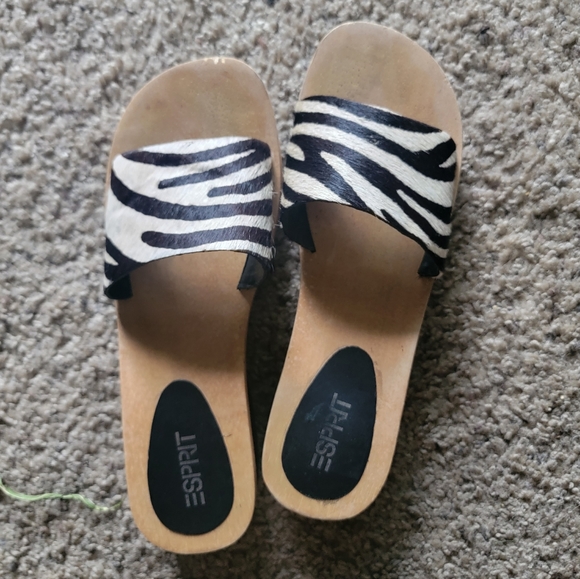 Size 8 vintage esprit clogs - Picture 1 of 2